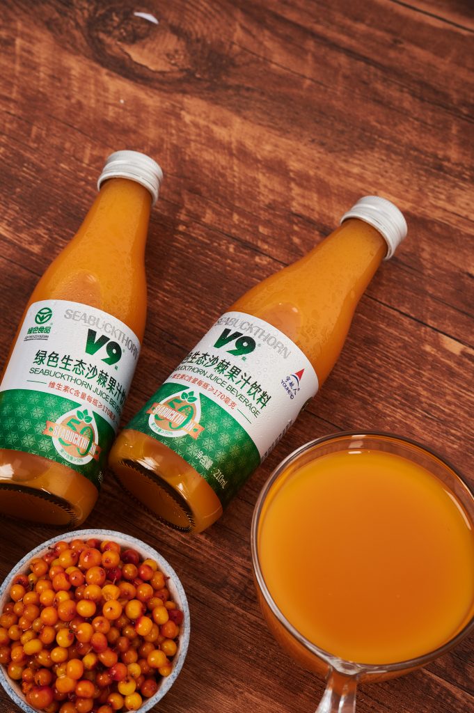 green eco seabuckthorn juice