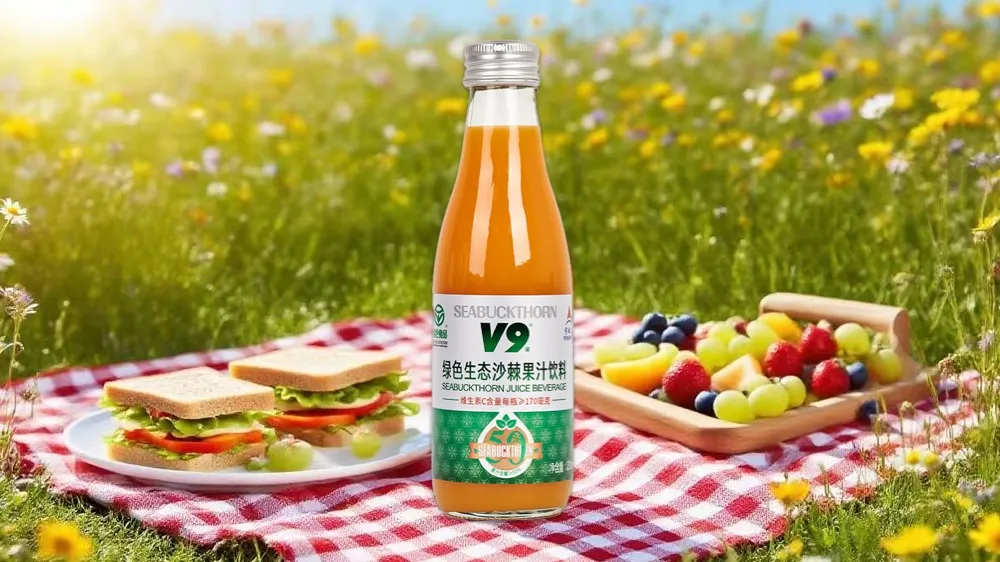 green eco seabuckthorn juice