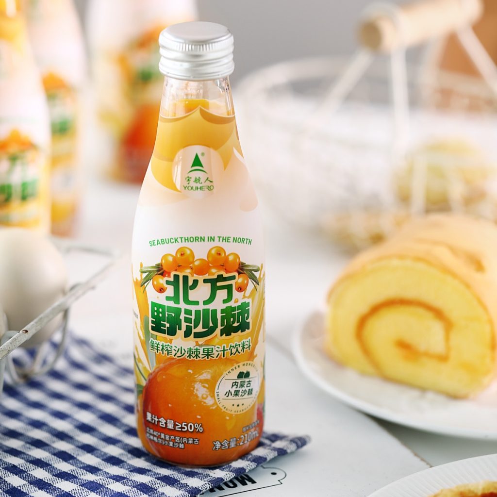 Northern wild seabuckthorn juice