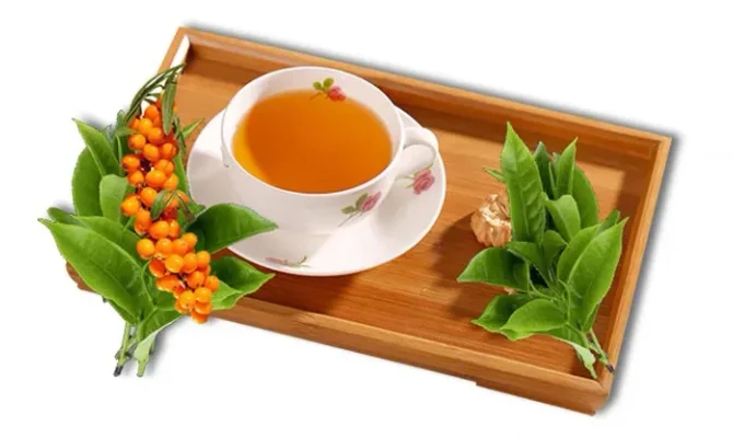 drink sea buckthorn tea before or after meal
