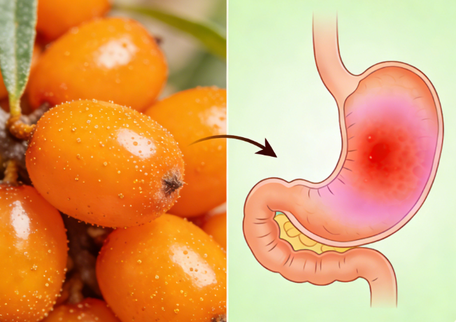 sea buckthorn for relieving stomach inflammation