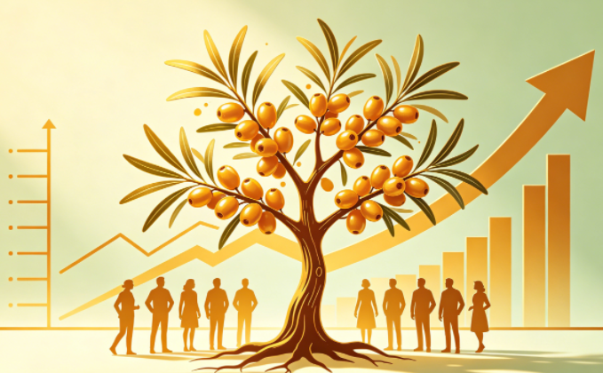 vegan market focus on sea buckthorn