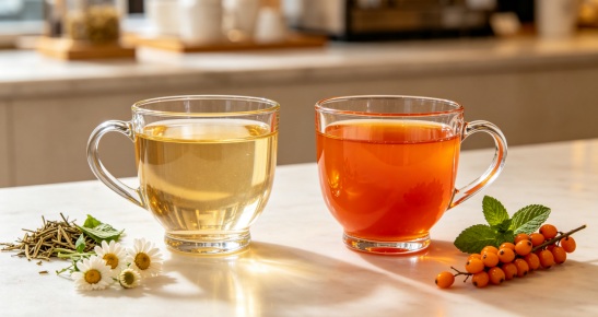 Sea Buckthorn Tea vs Herbal Tea