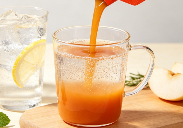 mix sea buckthorn astragalus beverage with water