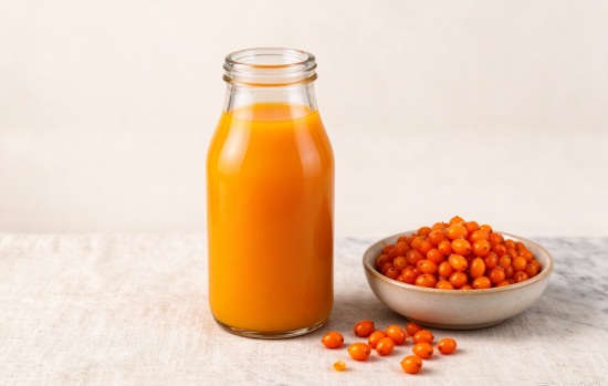 Sea buckthorn juice low in sugar